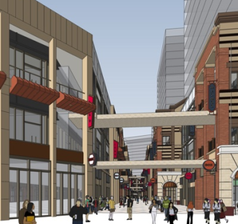 欧式商业街su模型