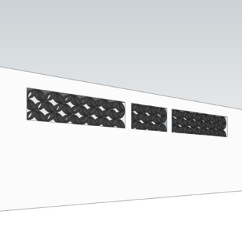 新中式景观墙su模型