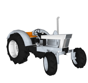 现代汽车su模型