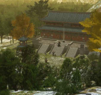 中式寺庙su模型