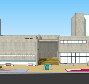 现代美术馆su模型