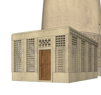 中式房屋建筑su模型