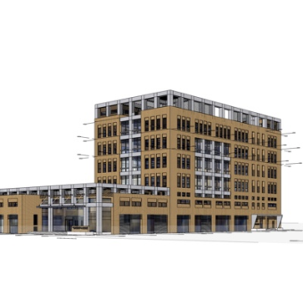 现代办公楼su模型