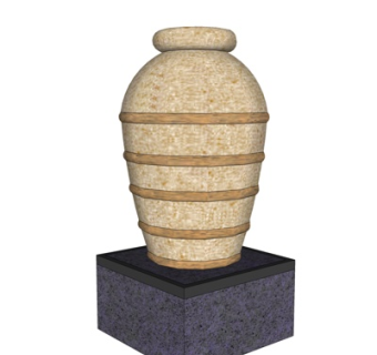 现代陶罐su模型