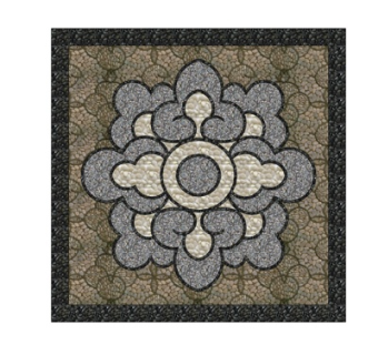 中式地毯su模型