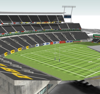 现代体育馆su模型