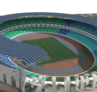 现代体育馆su模型