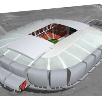 现代体育馆su模型