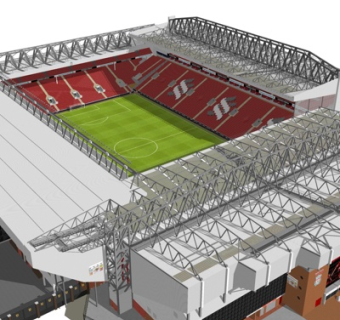 现代体育馆su模型