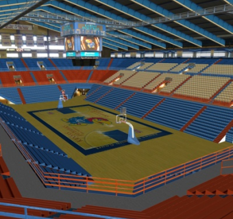 现代体育馆su模型