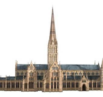 新古典饭店外观su模型