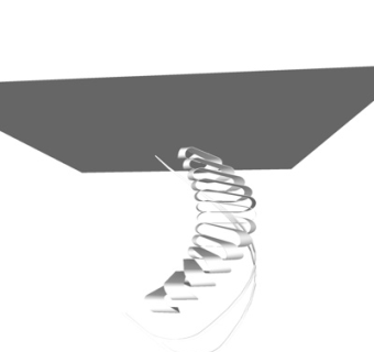 现代楼梯su模型