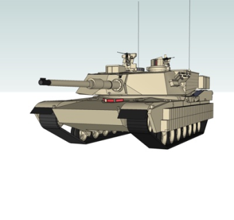 现代坦克su模型