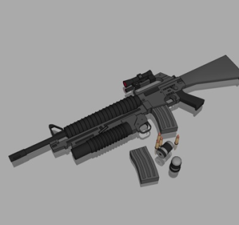 现代步枪su模型
