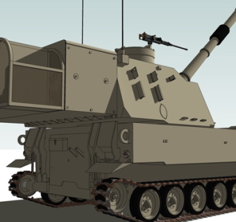 现代坦克su模型