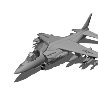 现代飞机su模型