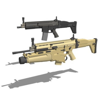 现代步枪su模型