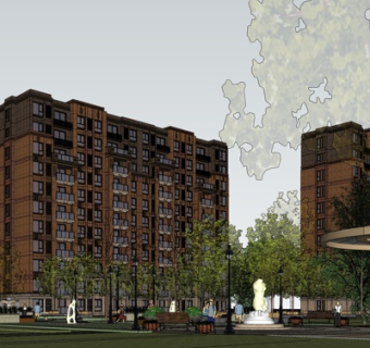 新古典公寓楼su模型