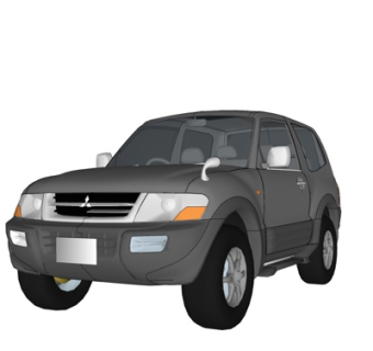 现代汽车su模型