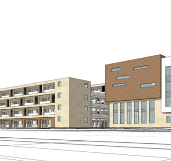 现代办公楼su模型