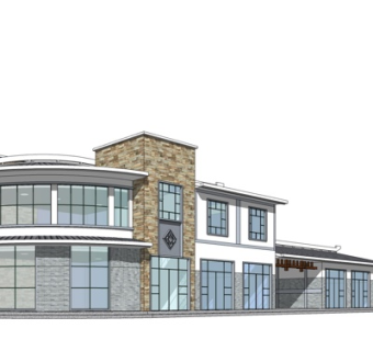 现代办公楼su模型