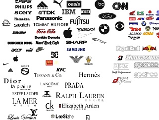 现代logo标志<em>广告牌</em>su模型