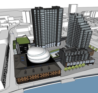 欧式高层住宅规划su模型