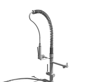 现代自来水龙头su模型