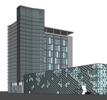 现代酒店su模型