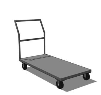 现代小推车su模型