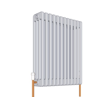 现代暖气片su模型