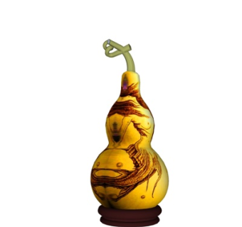 现代葫芦器皿su模型