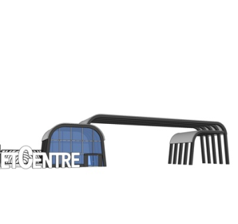 现代办公入口su模型