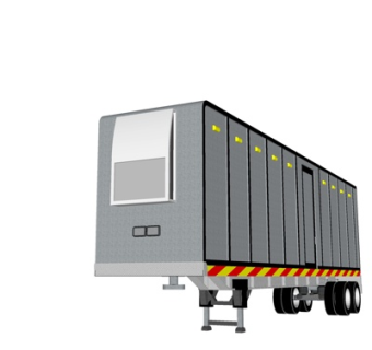 现代集装箱su模型