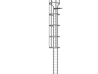 <em>工业风楼梯</em>su模型