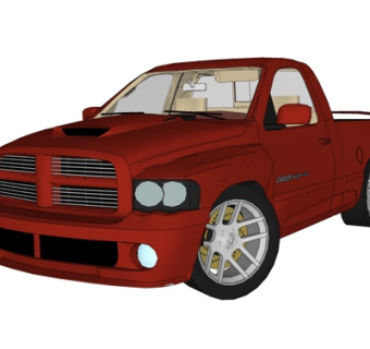 现代汽车su模型