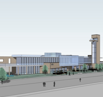 现代沿街商业建筑su模型