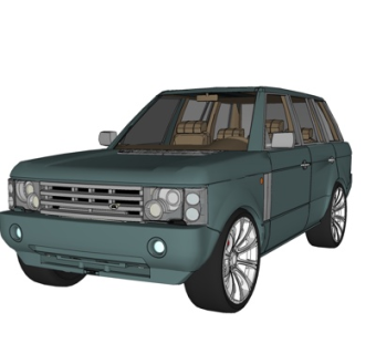 现代汽车su模型