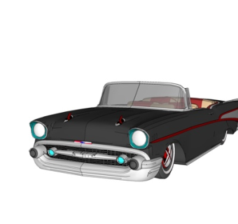 现代汽车su模型