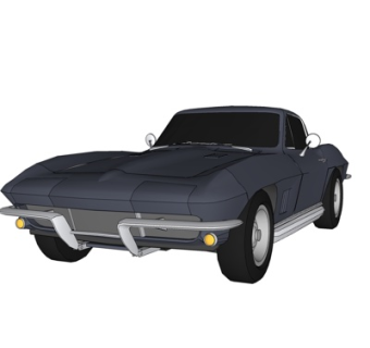 现代汽车su模型