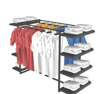 现代晾衣架su模型