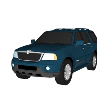 现代汽车su模型