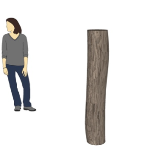 现代女士站姿su模型