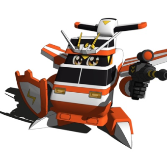 现代游戏角色su模型