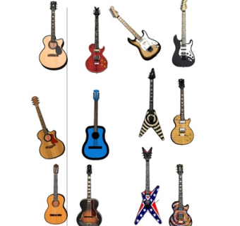 现代吉他组合su模型