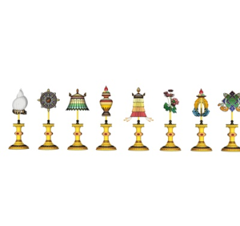 东南亚佛教法器摆件su模型