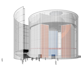 现代商业楼su模型