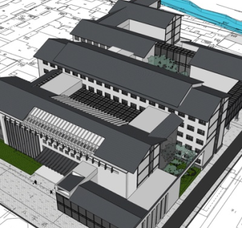 新中式房屋建筑su模型