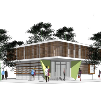 现代凉亭su模型