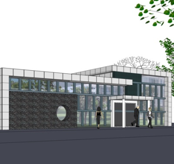 现代商务会所su模型